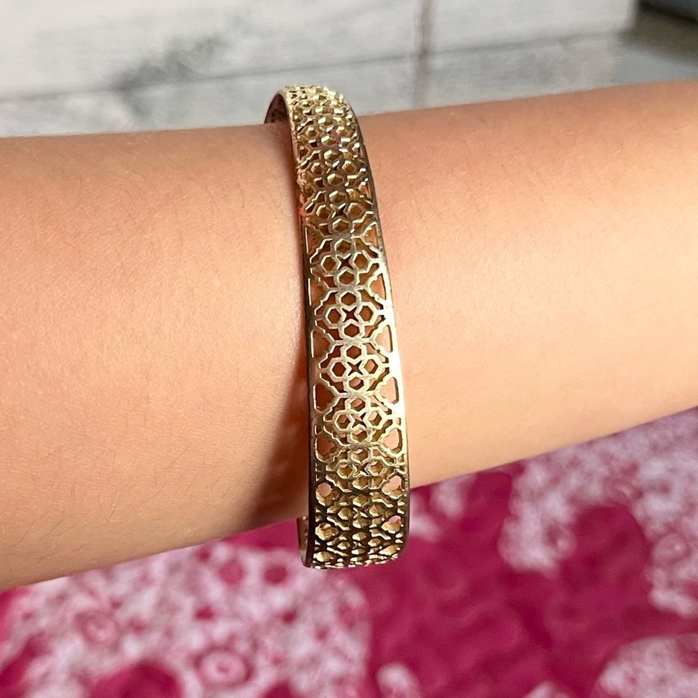 Kendra Scott Rose Gold Uma Cuff Bracelet - Picture 5 of 6